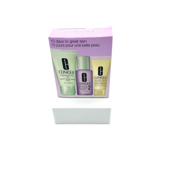 Clinique 3 Step Kit‎  Facial Soap 1 oz Clarifying Lotion 2 1oz Moisturizing 1oz - Picture 2 of 4